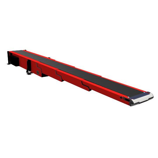 isometric render of caljan performer telescopic conveyor