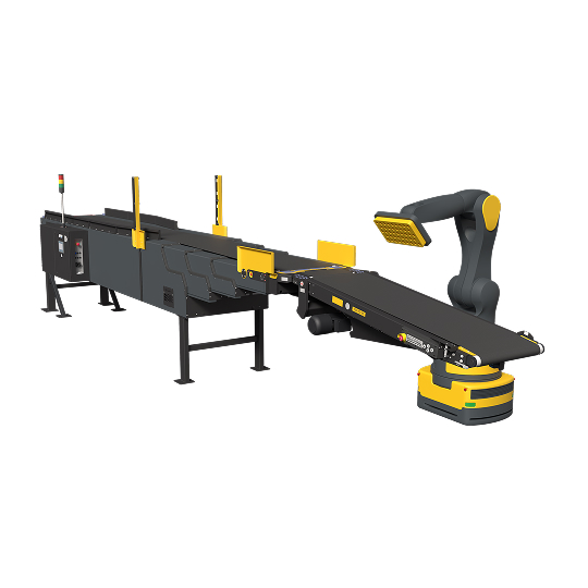 Rendering isometrico della collaborazione Caljan Robotics