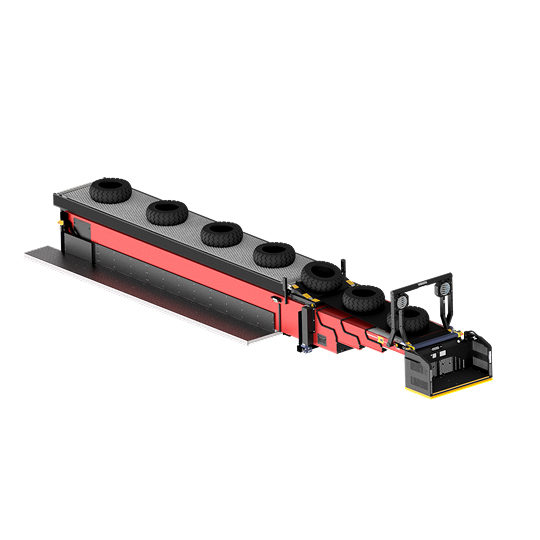 render of the Caljan TRT Belt Conveyor