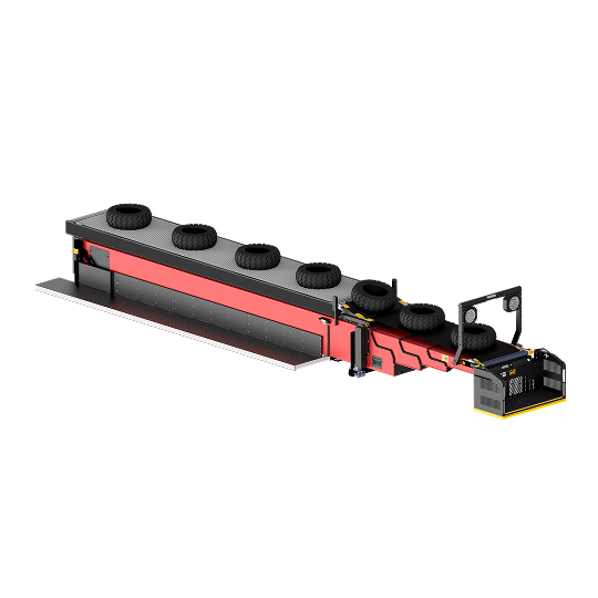 Render of the Caljan TRT conveyor