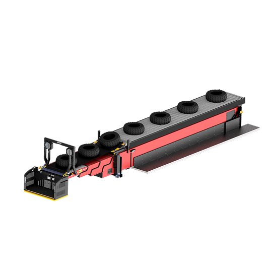 render of the Caljan TRT Belt Conveyor